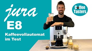 Jura E8 Kaffeevollautomat Test ⭐ 7 Getränke live  MilchschaumCheck [upl. by Anoyk]