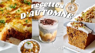 RECETTES D’AUTOMNE  Réconfortantes Vegan [upl. by Letnom411]