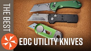 The Best EDC Utility Knives Ranked [upl. by Cesaria]