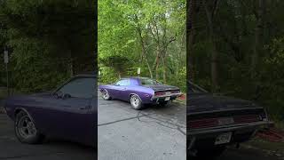 Plum Crazy Purple Dodge Challenger Waiting to Go for a Spin [upl. by Ledif]