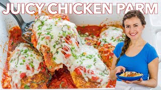 EASY CLASSIC CHICKEN PARMESAN Recipe [upl. by Lennaj258]