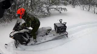 Ski Doo Expedition Sport 600EFI in powder [upl. by Nahtanod]