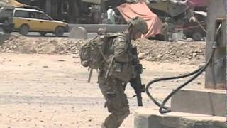 Joint Dismounted Patrol in Kandahar City [upl. by Thedrick]