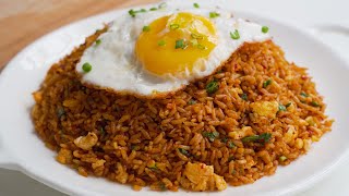 Spicy Egg Fried Rice in just 10 minutes 🔥 [upl. by Hotchkiss]