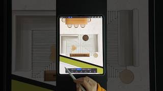 3D Floor Plan 3d 3dfloorplan floorplan ipad ipadpro apple procreate 3dvisualization home [upl. by Geordie]