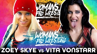 Female Wrestling at Its Best Zoey Skye vs Vita VonStarr  FULL MATCH  ROH [upl. by Kcirde76]