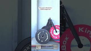 500KG Easy 😌 pullupbar pullups weight 3secondpullupbar workout training [upl. by Ateiram]