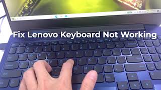 How To Fix Lenovo Keyboard Not Working Windows 10 [upl. by Yelsgnik]