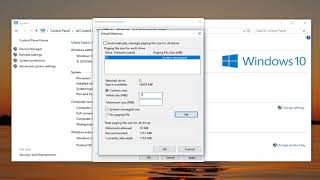 Windows 10 How to Adjust Virtual Memory [upl. by Akinad]