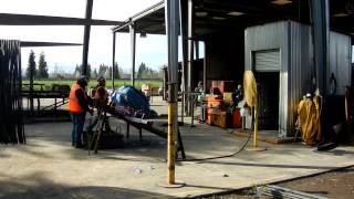 Rebar Hoop Welding for Columns [upl. by Harmonie]