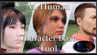 UE55  M Human Character Base Tool Instructions [upl. by Nylatsirhc]