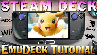 STEAM DECK  Como instalar EMUDECK e rodar SWITCH PS3 3DS e MAIS [upl. by Adnael634]