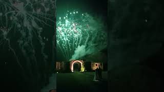 Thornbury Castle Fireworks United Kingdom live travel fireworks uk wedding fire [upl. by Goar]