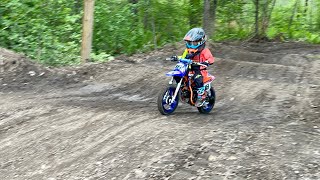 MX23 Peewee Track  3 year old Catching AIR [upl. by Arah]