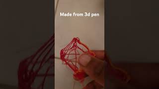 My first 3d pen design [upl. by Eenaej]