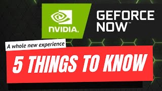 5 things to consider BEFORE you buy GEFORCE NOW [upl. by Behlke]