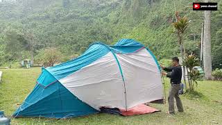 Pasang Tenda QUECHUA ARPENAZ FAMILY 41 [upl. by Htiffirg890]