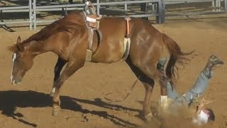 Ranch Broncs  2018 Will Rogers Range Riders Rodeo  Thursday [upl. by Annecorinne]