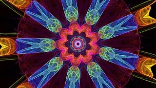 Splendor of Color Kaleidoscope Video v13 Hypnotic Visuals to Relaxing Ambient Meditation Music [upl. by Kern]