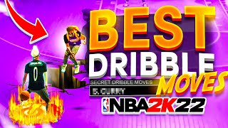 BEST DRIBBLE MOVES FOR ALL BUILDS  DRIBBLE TUTORIAL IN NBA 2K22 FASTEST GLITCHY SIGS IN NBA2K22 [upl. by Dovev748]