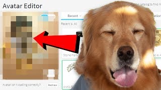 MAKING MY DOG A ROBLOX ACCOUNT [upl. by Anitirhc]