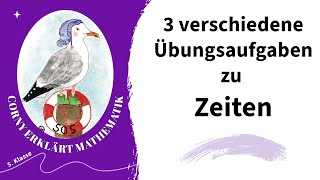 Zeiten verschiedene Übungsaufgaben mit Lösungen Klasse 5 [upl. by Pebrook442]