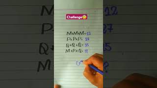 Math challenge  math test  viralshort [upl. by Berri]