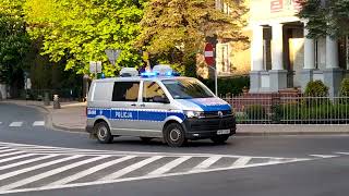 ALARMOWO policja  B694 i BB688 z KPP Kamienna Góra [upl. by Wyn866]