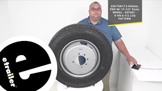 etrailer  Review of Triangle Trailer Tires and Wheels  Tire and Wheel Combo  TR28VR [upl. by Harv]