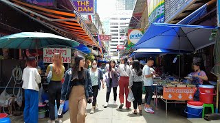 4K Thailand Travel 🇹🇭 Patpong Bangkok  Morning Market in Bangkoks Nightlife Street [upl. by Mikah]