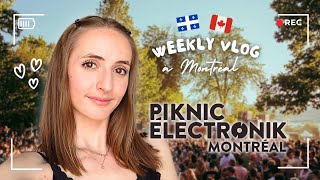 VLOG À MONTRÉAL🍁 On va au piknic électronik [upl. by Anos]