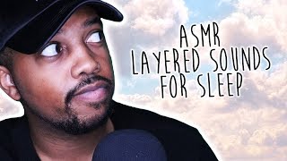 ASMR Layered Sounds for Sleep Ear to Ear Whispering Hand Movements [upl. by Megen]