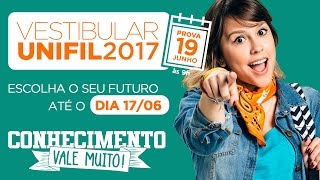 Escolha o seu Futuro Vestibular UniFil 2017 [upl. by Aleahs]