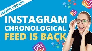 Instagram Chronological Feed is Back News amp Updates [upl. by Alexa]