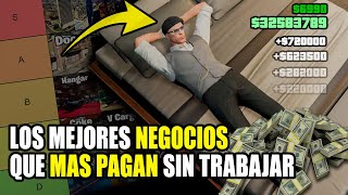 LOS 3 MEJORES NEGOCIOS PARA GANAR MUCHO DINERO en SOLITARIO SIN AYUDA  Guía de GTA 5 Online [upl. by Nylknarf]