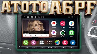 ATOTO A6 PF 7inch DoubleDIN Android Car  Install amp First Look [upl. by Innattirb]