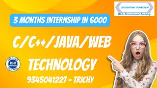 INTERNSHIP IN TRICHY  SIVASETHU INFOTECH PVTLTD [upl. by Goodson]