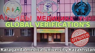 Global verification’s of Karaganda medical university Kazakhstan  mbbs abroad mbbs in Kazakhstan [upl. by Enilrahc169]