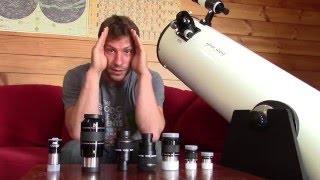 Amateur Astronomy Video 4  Eyepieces Focal Length Magnification [upl. by Cannell]