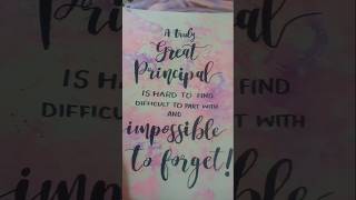 ✨ Principal Day Card ✨  Everything diy  youtubeshorts [upl. by Earahc561]