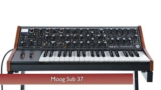 HandsOn Review Moog  Sub 37 Analog Synthesizer [upl. by Brown428]