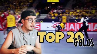 OS MELHORES GOLOS DO EUROPEU ANDEBOL 2020  REACT [upl. by Francesco]