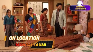 Mangal Lakshmi On Location Mangal hai apne bachhe ko lekar pareshan [upl. by Sarina284]