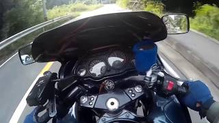 完全版DPPOWER EX5000 バイク車載動画 ZZR1100 [upl. by Lari846]