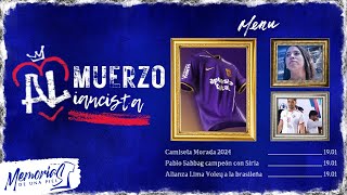 CAMISETA MORADA ALIANZA LIMA 2024SABBAG SANO Y CAMPEÓNAL VOLEY A LA 🇧🇷 ALmuerzo ALiancista 03 [upl. by Eveivaneg134]