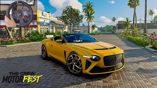 The Crew Motorfest  Bentley Bacalar 2024 Speed Test  Logitech G29 4K 60FPS Gameplay [upl. by Nylkcaj]