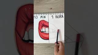 Dibujando 10 min versus 1 hora 😳✨🖍️ arte dibujo art [upl. by Murray569]