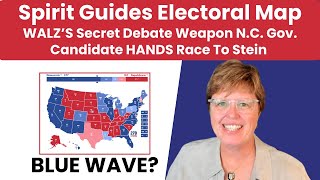 Electoral Map Prediction Walz Secret Debate Weapon NC Robinson Dumpster Fire predictions [upl. by Toille]