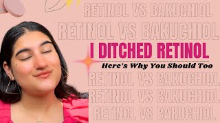 I Ditched Retinol 🤯 😄  Retinol vs Bakuchiol [upl. by Shlomo78]