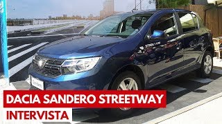 Dacia Sandero Streetway  Intervista a Francesco Fontana Giusti [upl. by Aizirtap]